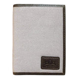 Front Pocket Wallet With RFID Protection - Avallone Canvas & Leather - Dealsie.com
