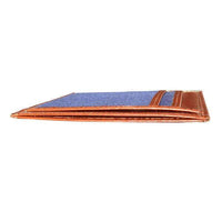 Money Clip Wallet With RFID Protection - Avallone Canvas & Leather - Dealsie.com