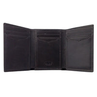 Tri-Fold Wallet With RFID Protection - Avallone Canvas & Leather - Dealsie.com