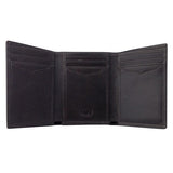 Tri-Fold Wallet With RFID Protection - Avallone Canvas & Leather - Dealsie.com