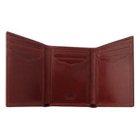 Tri-Fold Wallet With RFID Protection - Avallone Canvas & Leather - Dealsie.com