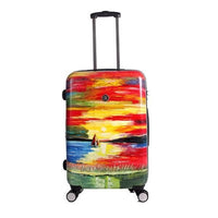 Hard Sided Carry On Spinner Luggage - Choose Your Cover Design - Dealsie.com