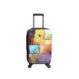 Hard Sided Carry On Spinner Luggage - Choose Your Cover Design - Dealsie.com