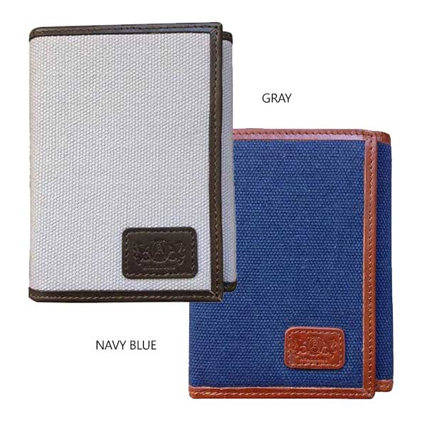 Tri-Fold Wallet With RFID Protection - Avallone Canvas & Leather - Dealsie.com